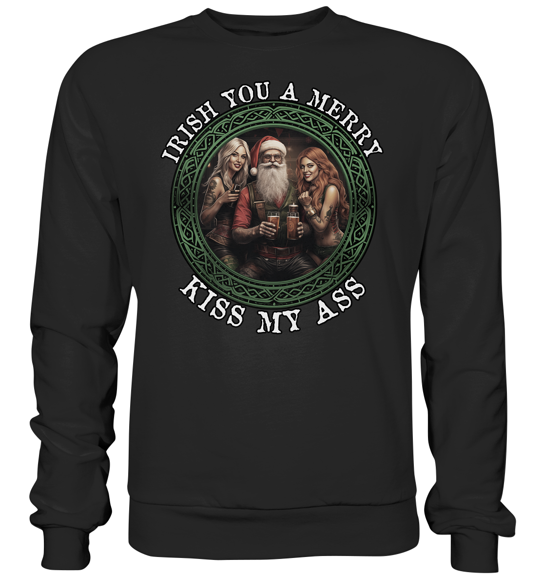 Irish You A Merry... "Santa, Girls & Beer II" - Premium Sweatshirt