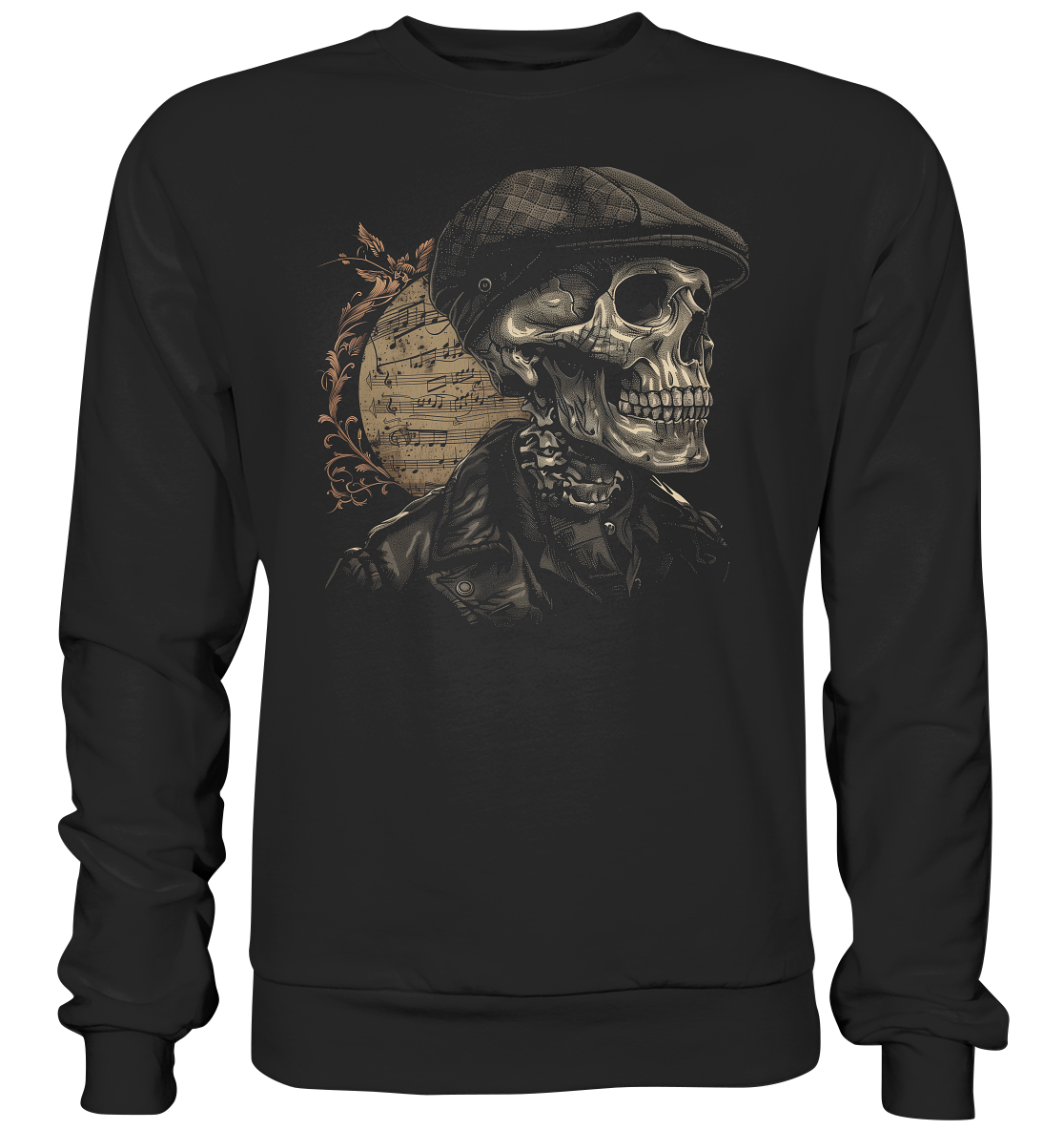 Skull "Flatcap II" - Premium Sweatshirt