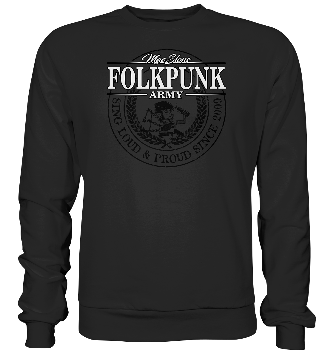 MacSlon's "Folkpunk Army" - Premium Sweatshirt