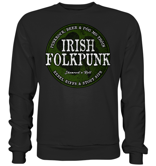 Irish Folkpunk "Shamrock'n'Roll" - Premium Sweatshirt