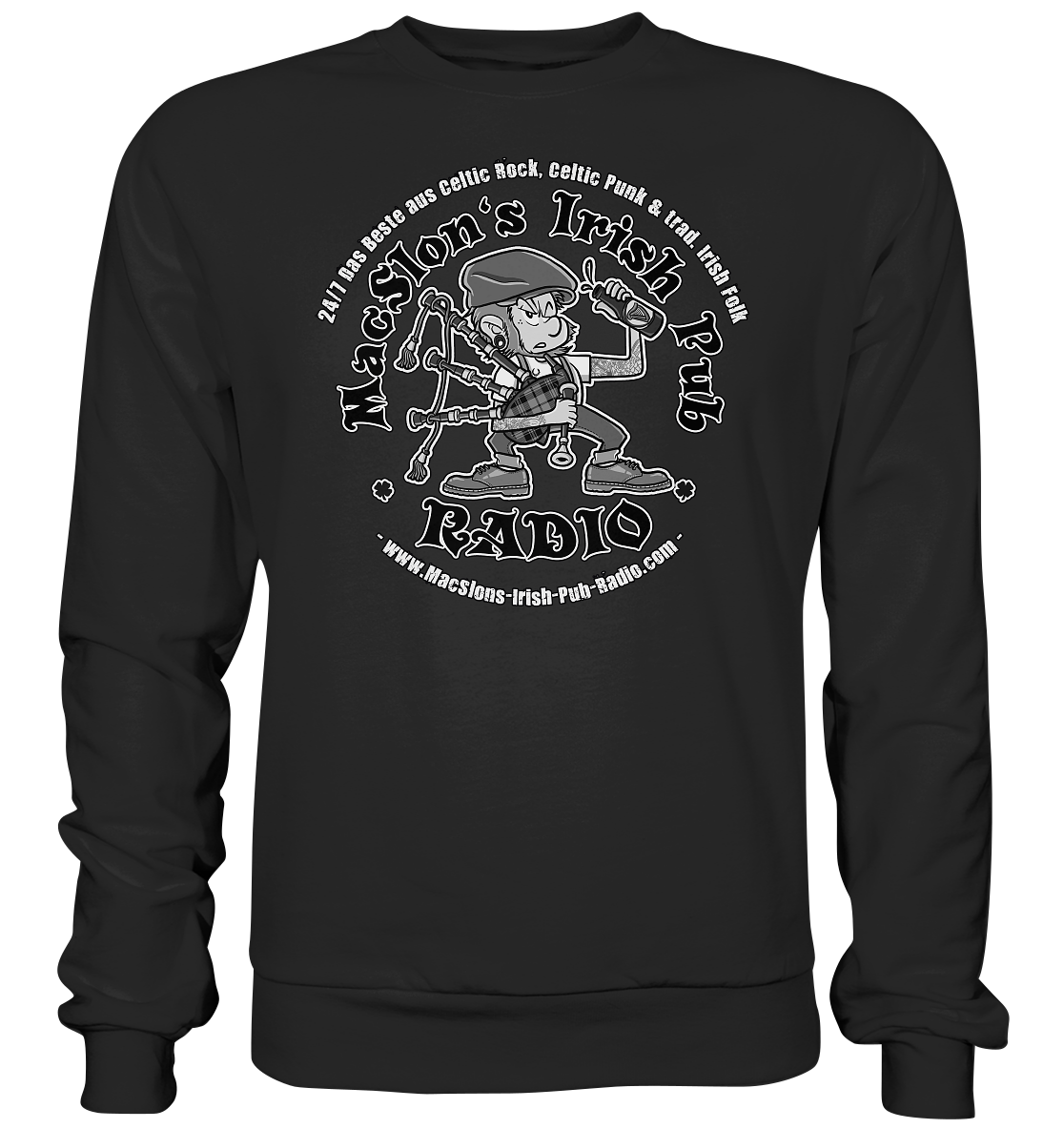 MacSlon's Radio "24/7 - Classic Logo" - Premium Sweatshirt