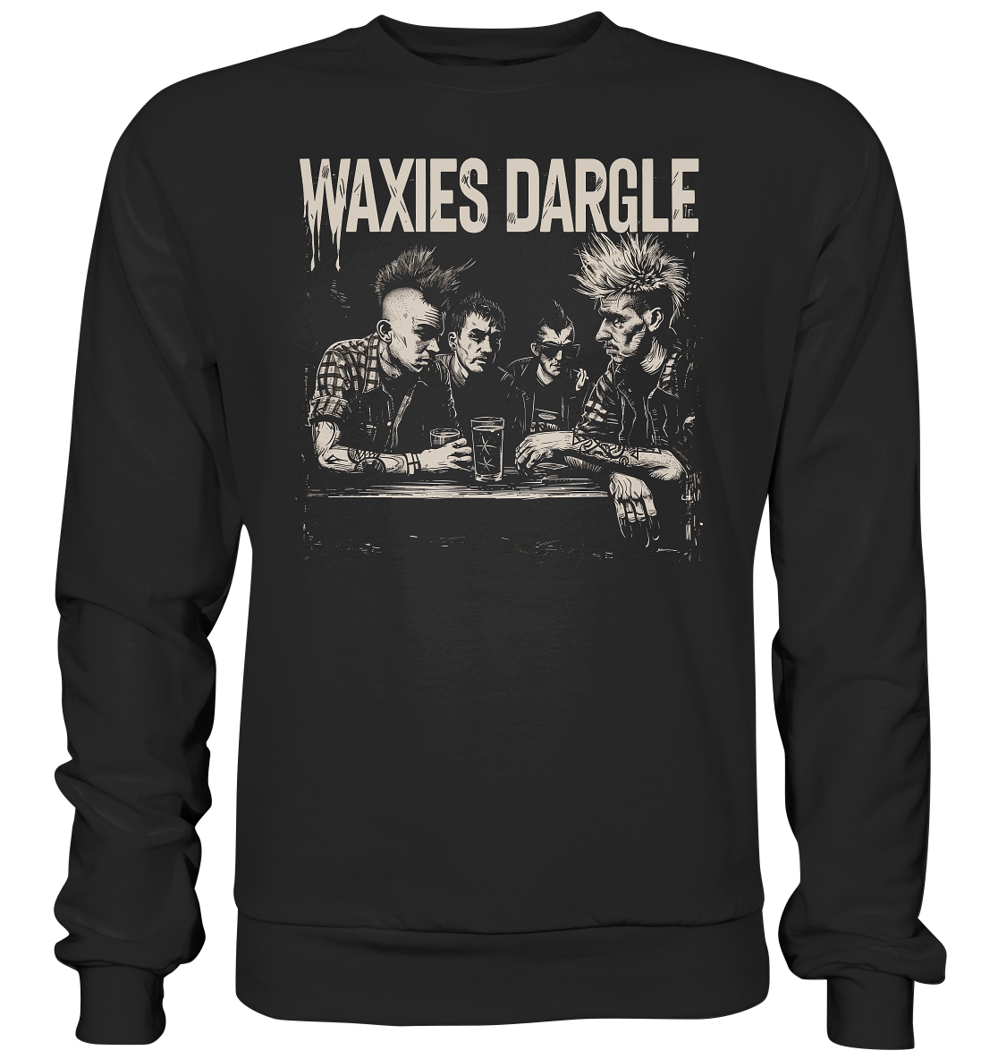 Waxies Dargle "Punks II" - Premium Sweatshirt