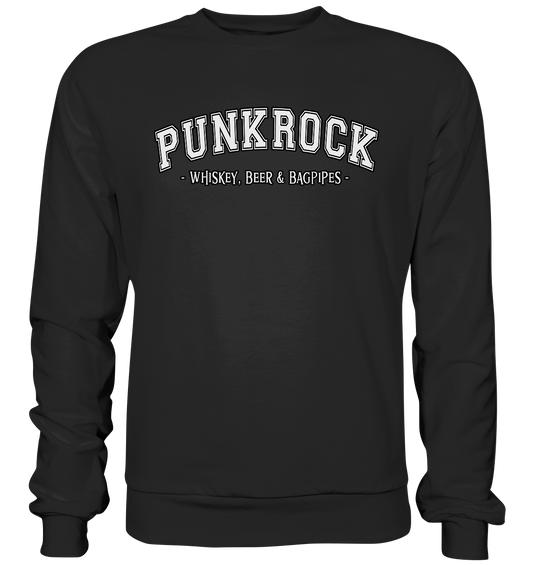 Punkrock "Whiskey, Beer & Bagpipes" - Premium Sweatshirt