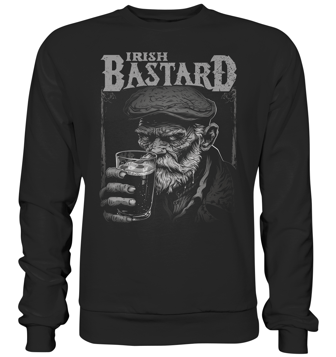 Irish Bastard "Old Irish Man I" - Premium Sweatshirt