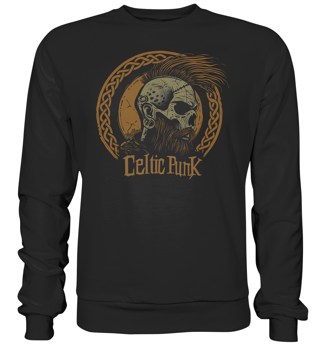 Celtic Punk "Skull / Circle I" - Premium Sweatshirt