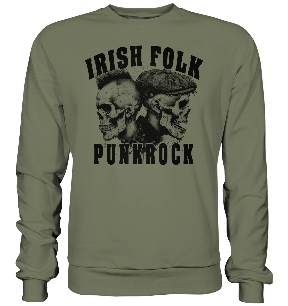 Irish Folk "Punkrock / Skulls" - Premium Sweatshirt