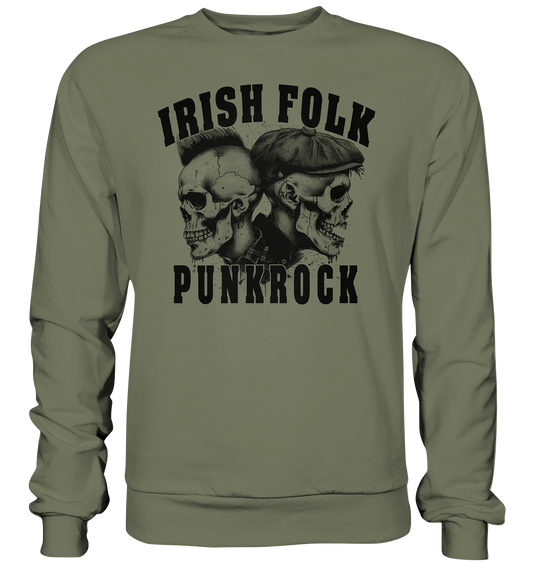 Irish Folk "Punkrock / Skulls" - Premium Sweatshirt