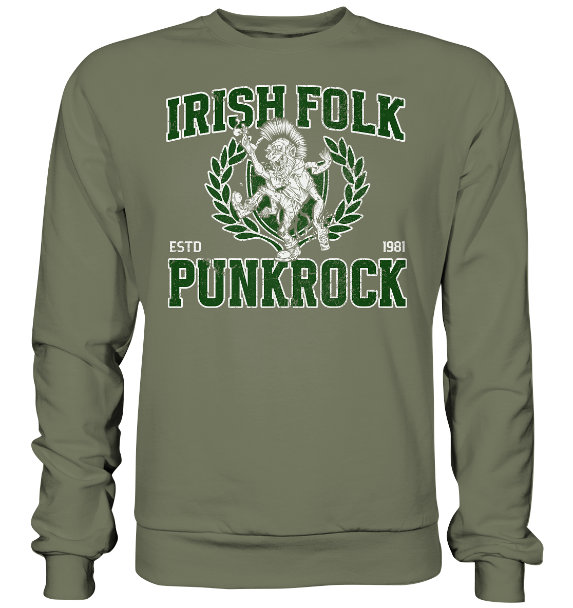 Irish Folk Punkrock "Estd. 1981" - Premium Sweatshirt