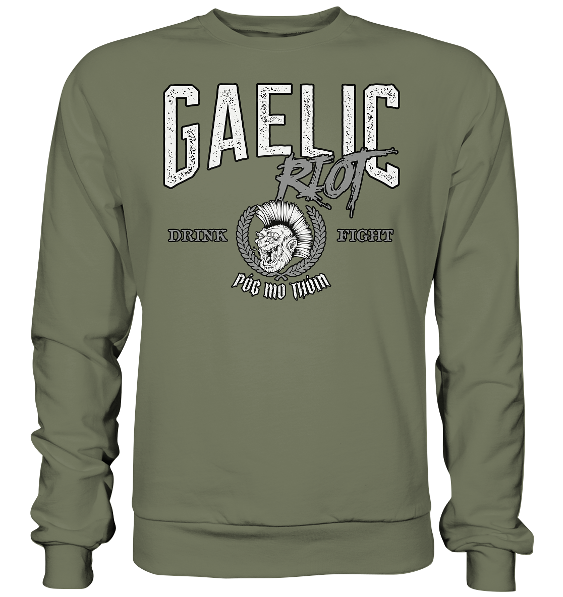 Póg Mo Thóin Streetwear "Gaelic Riot" - Premium Sweatshirt