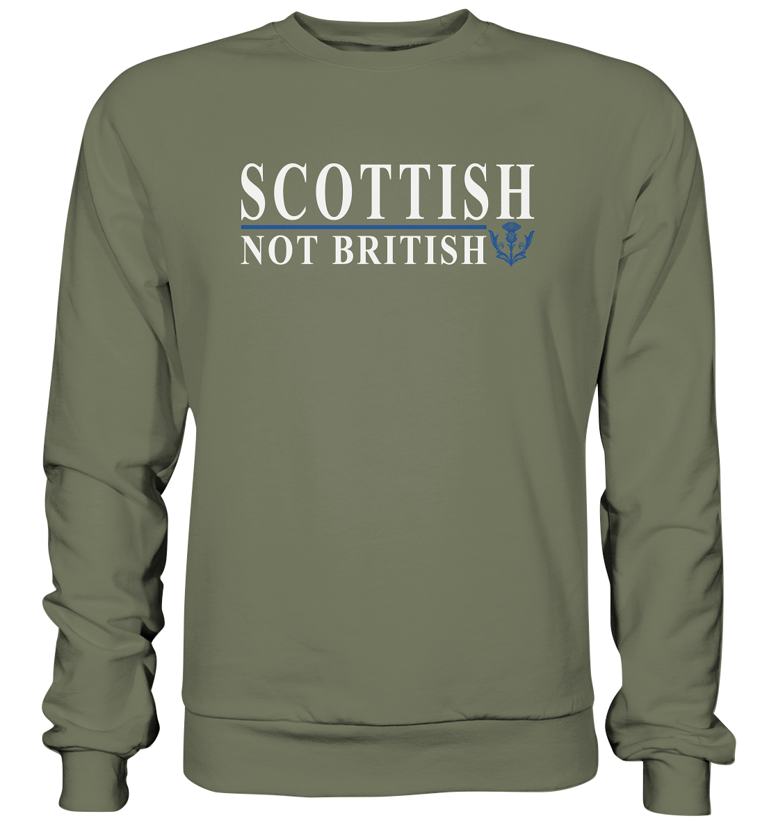 Scottish "Not British" - Premium Sweatshirt