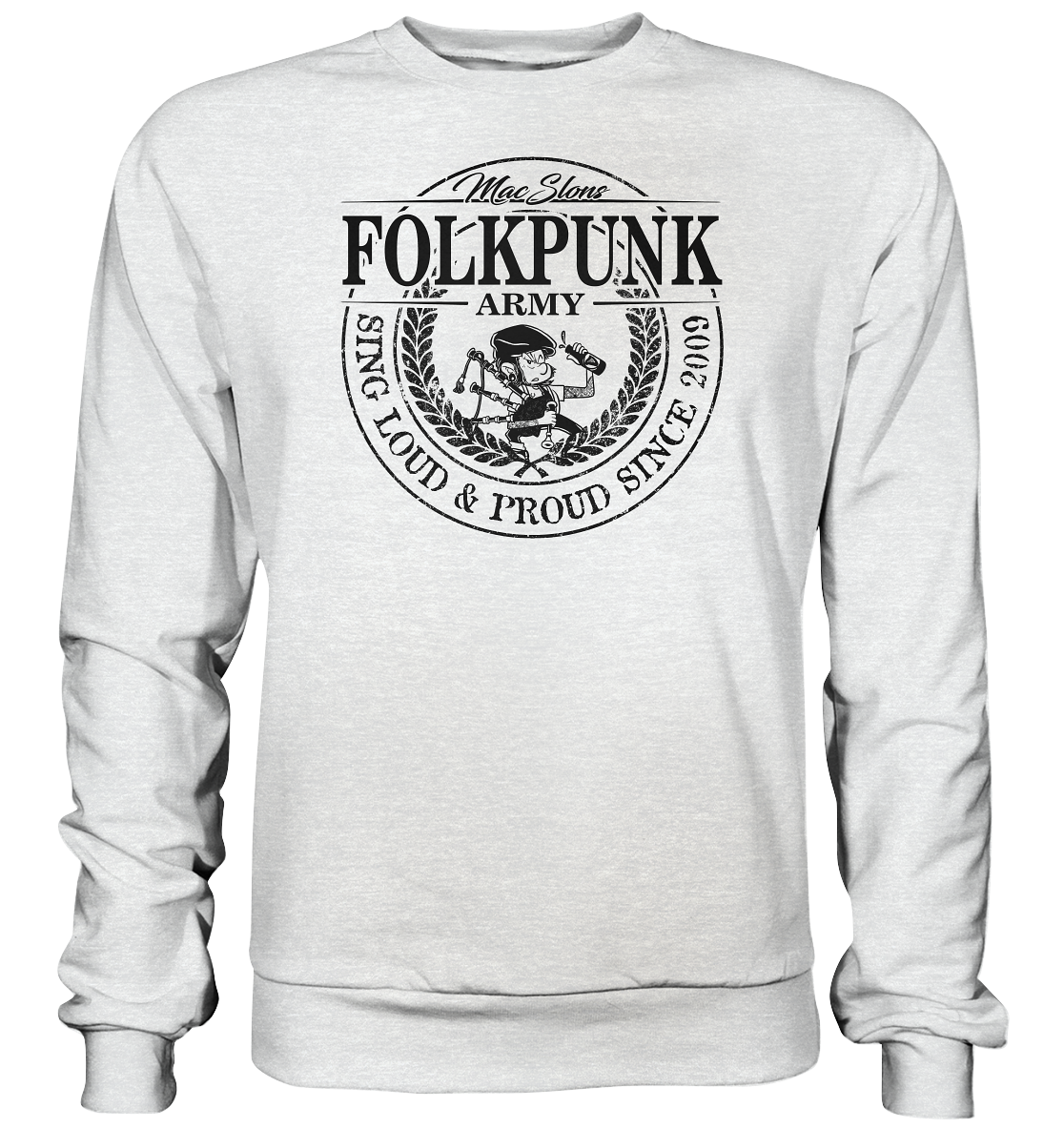 MacSlon's "Folkpunk Army" - Premium Sweatshirt