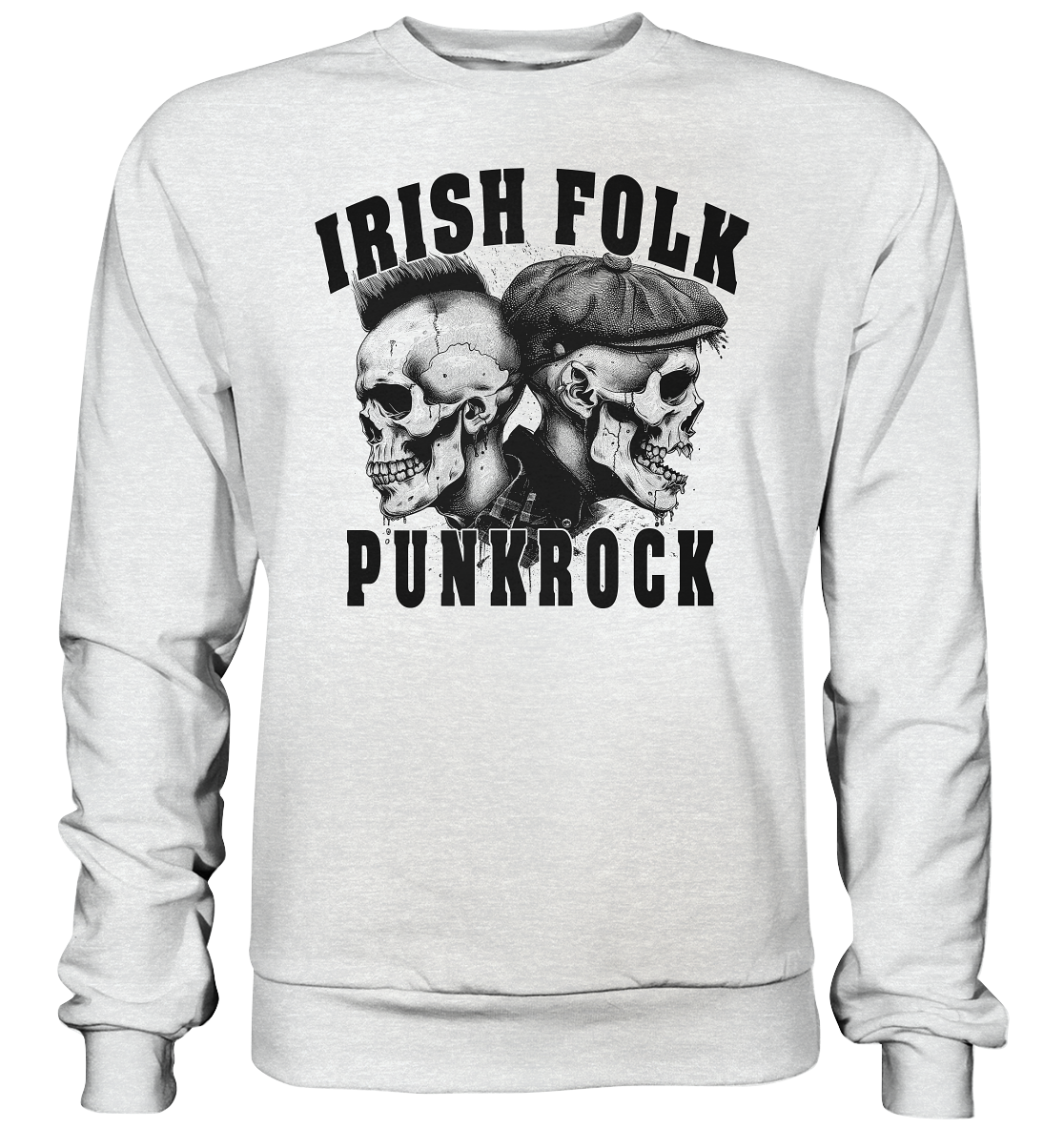 Irish Folk "Punkrock / Skulls" - Premium Sweatshirt