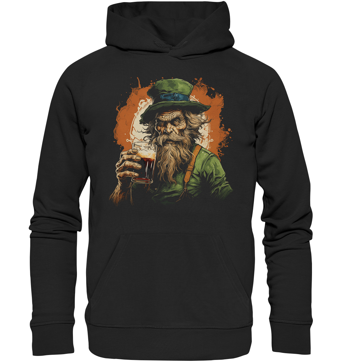 Leprechaun "St. Patrick's Day I" - Premium Unisex Hoodie