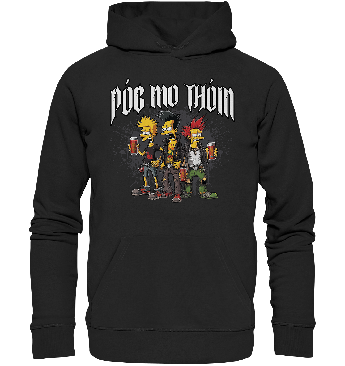 Póg Mo Thóin Streetwear "Punks" - Premium Unisex Hoodie