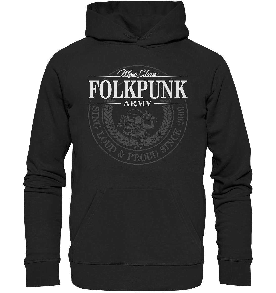 MacSlon's "Folkpunk Army" - Premium Unisex Hoodie
