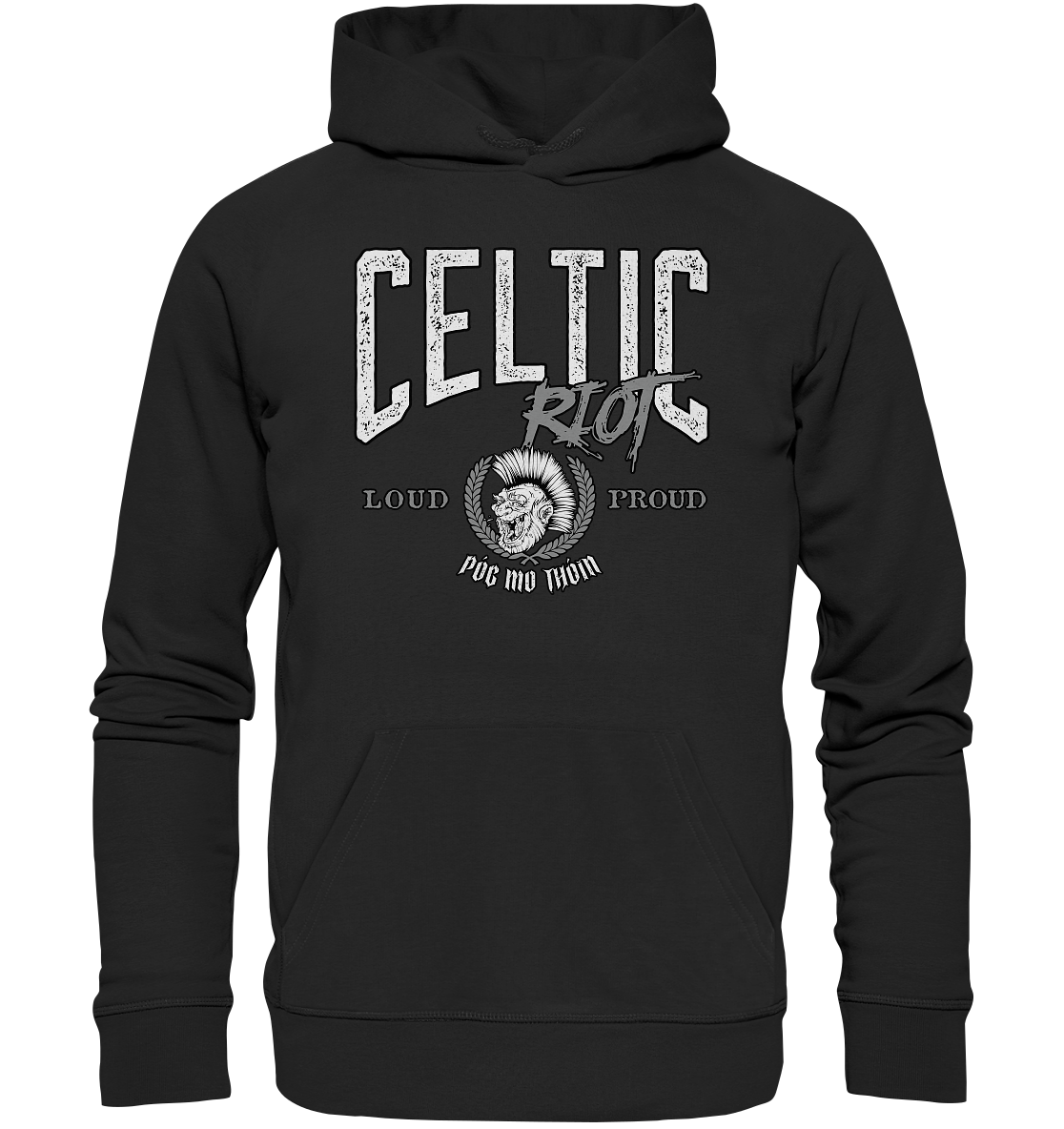Póg Mo Thóin Streetwear "Celtic Riot" - Premium Unisex Hoodie