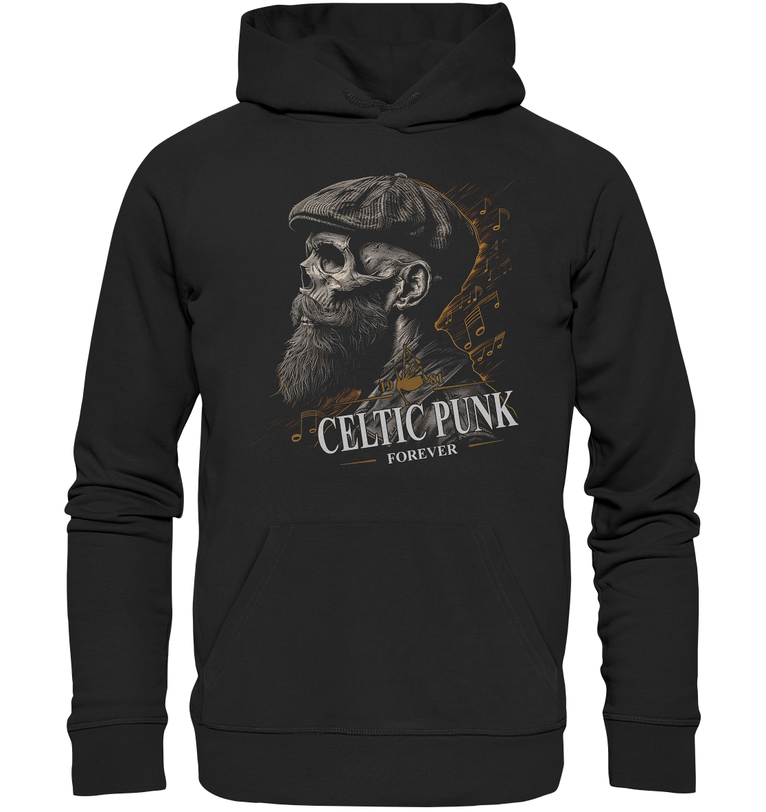 Celtic Punk "Forever / Flatcap-Skull I" - Premium Unisex Hoodie