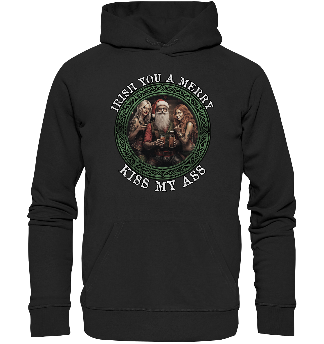 Irish You A Merry... "Santa, Girls & Beer II" - Premium Unisex Hoodie