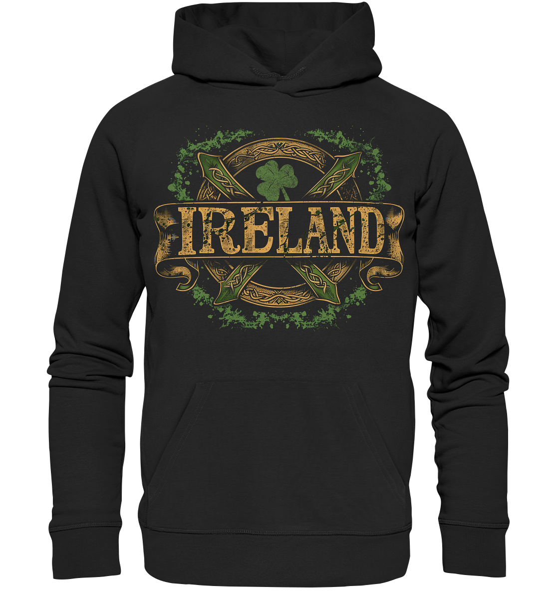 Ireland "Shamrock / Crest II" - Premium Unisex Hoodie