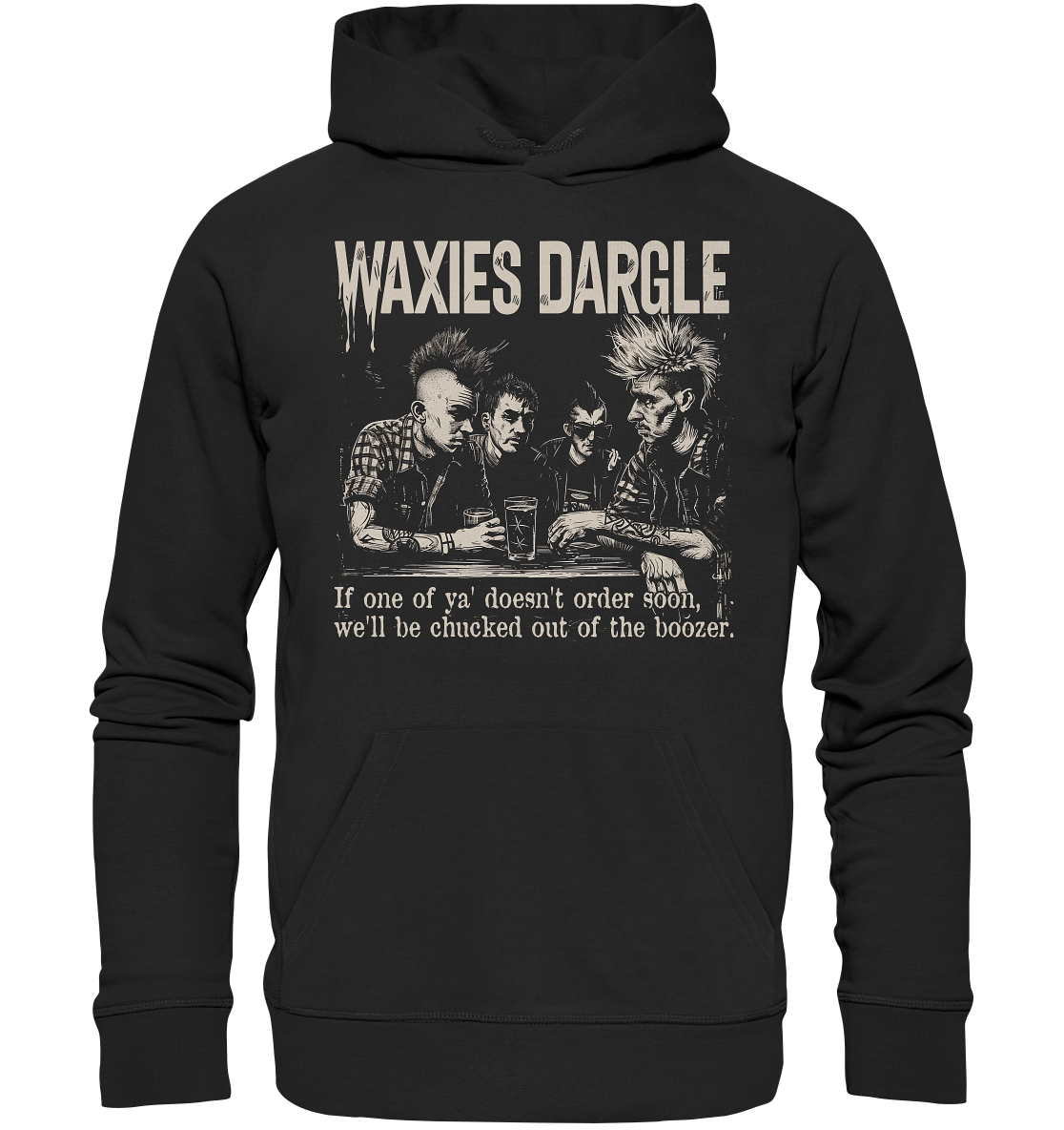 Waxies Dargle "Punks I" - Premium Unisex Hoodie