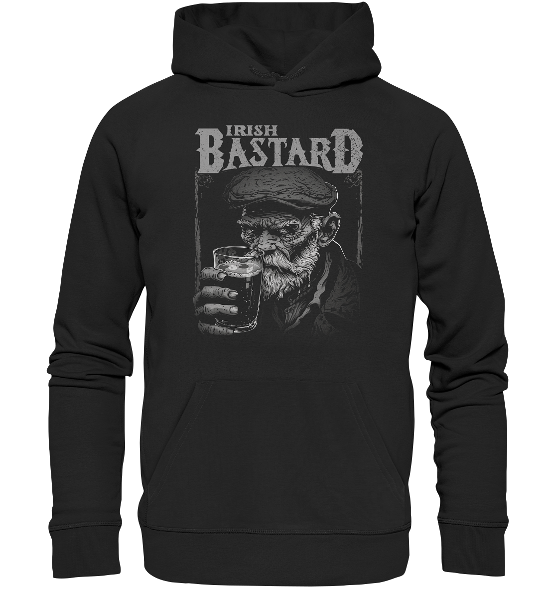 Irish Bastard "Old Irish Man I" - Premium Unisex Hoodie
