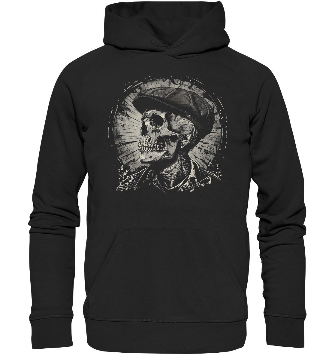 Skull "Flatcap I" - Premium Unisex Hoodie