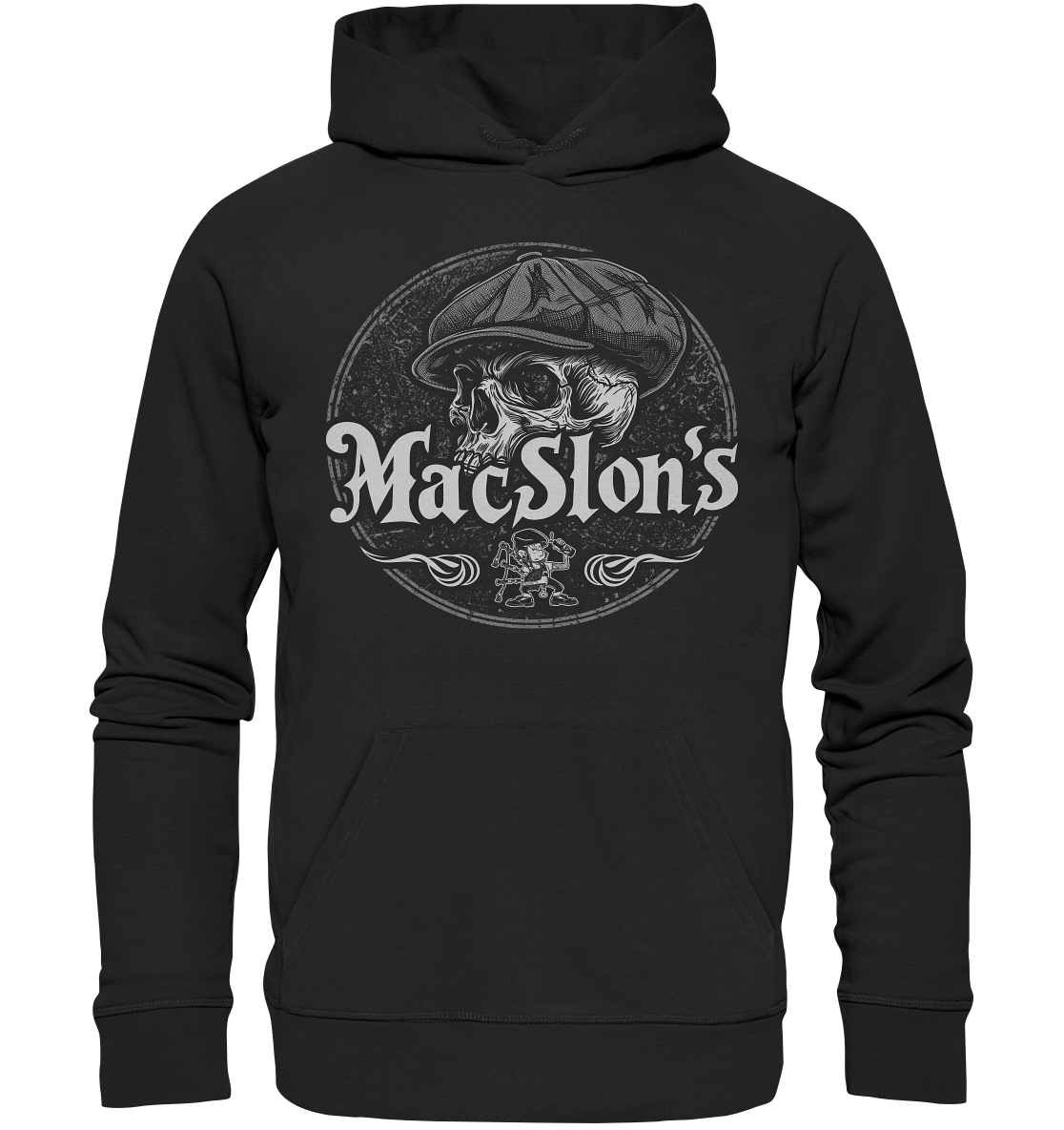 MacSlon's "Flatcap-Skull I" - Premium Unisex Hoodie