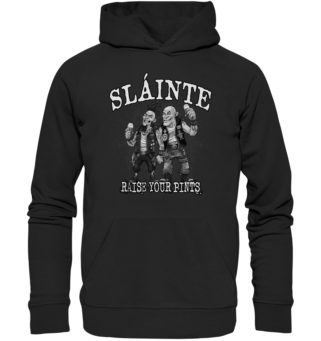 Sláinte "Raise Your Pints IV" - Premium Unisex Hoodie
