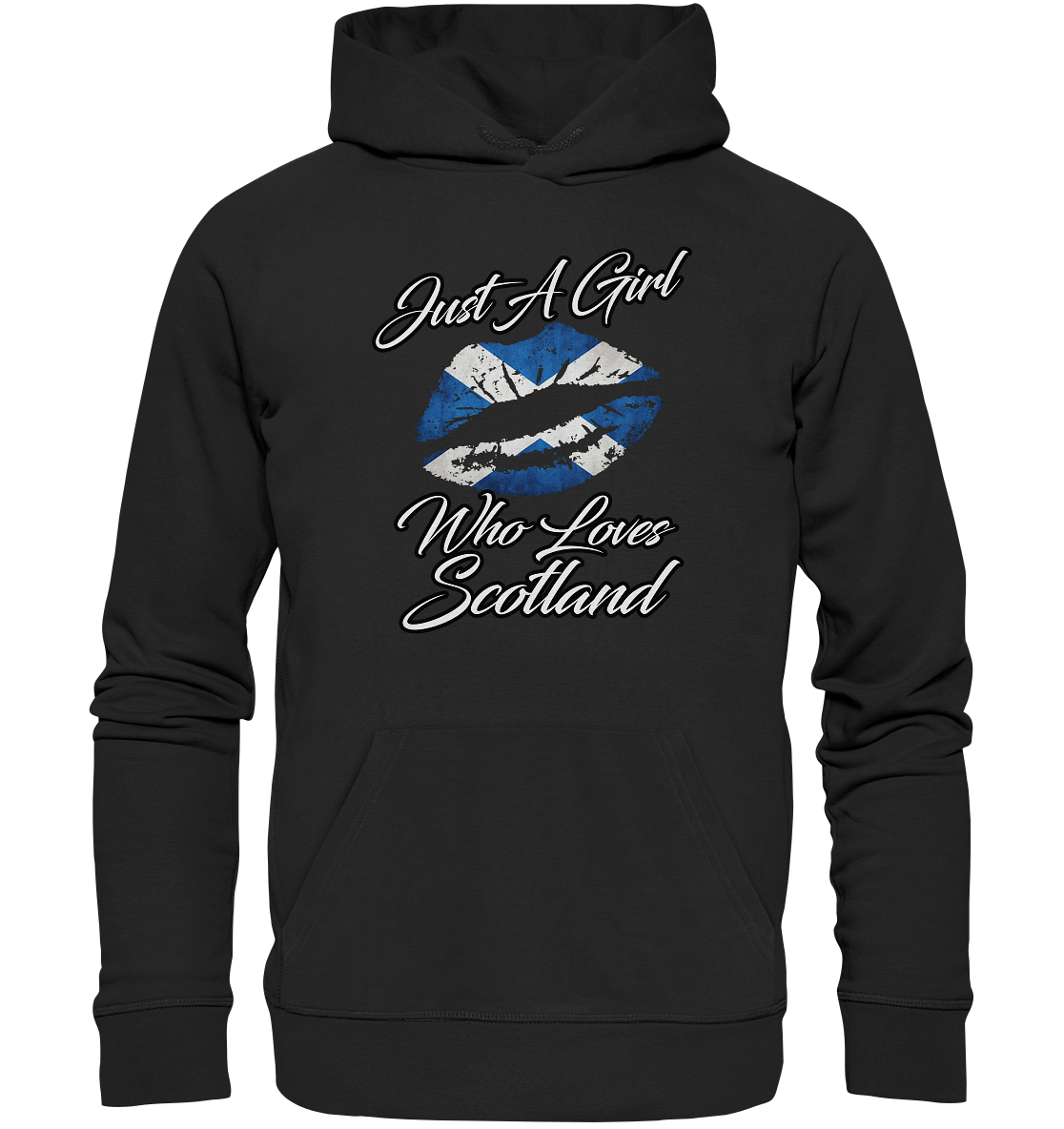 Just a Girl Who Loves Scotland - Premium Unisex Hoodie