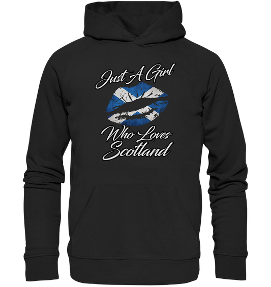 Just a Girl Who Loves Scotland - Premium Unisex Hoodie