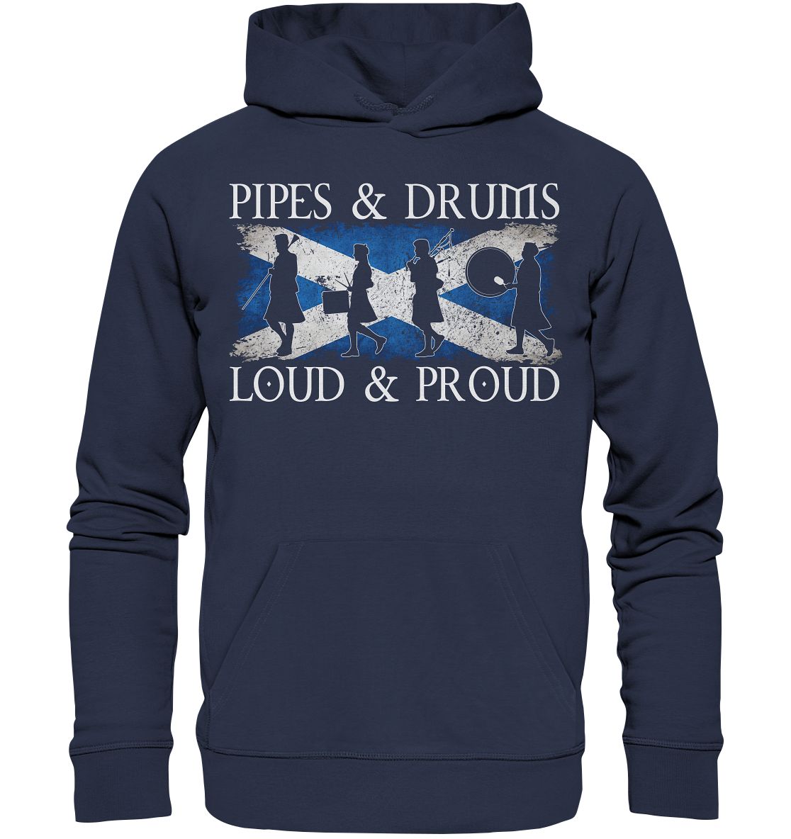 Pipes & Drums "Loud & Proud / Band" - Premium Unisex Hoodie