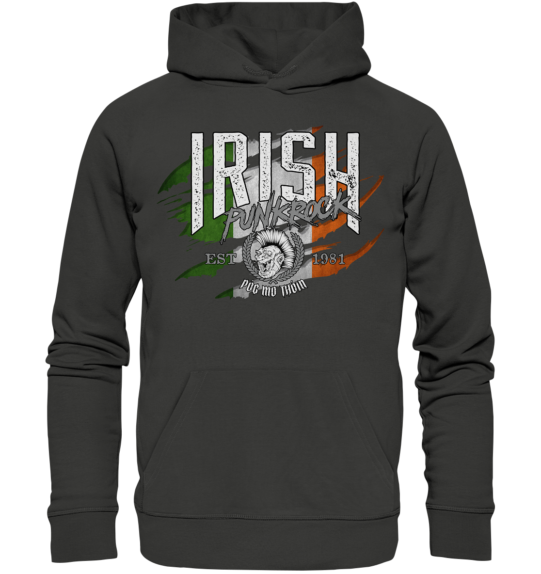 Póg Mo Thóin Streetwear "Irish Punkrock / Scratch" - Premium Unisex Hoodie