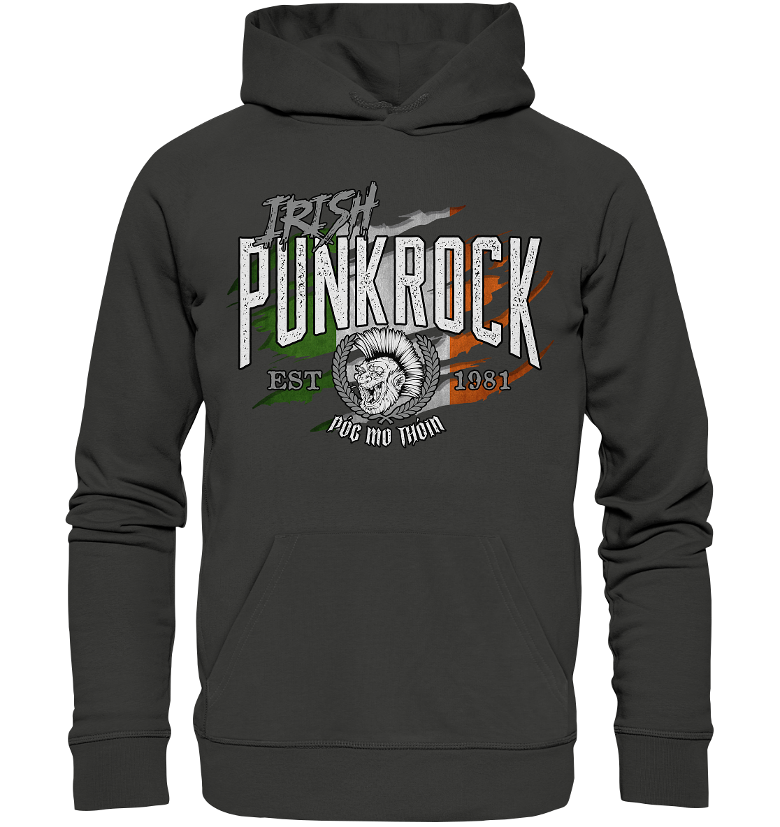 Póg Mo Thóin Streetwear "Irish Punkrock / Scratch" - Premium Unisex Hoodie