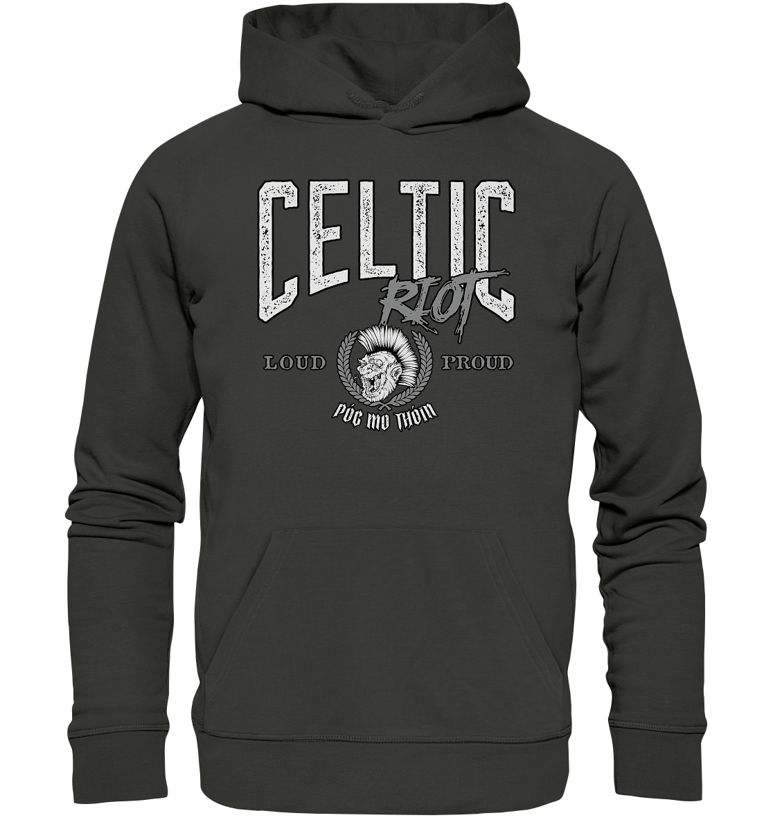 Póg Mo Thóin Streetwear "Celtic Riot" - Premium Unisex Hoodie