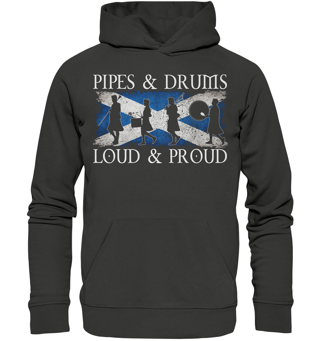 Pipes & Drums "Loud & Proud / Band" - Premium Unisex Hoodie