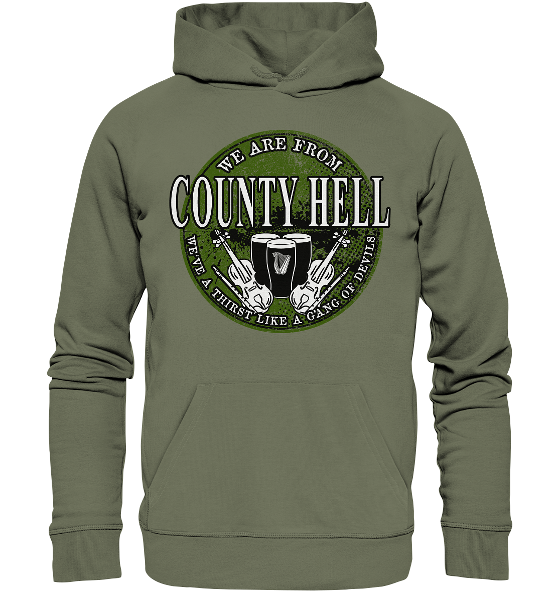 We Are From "County Hell" - Premium Unisex Hoodie