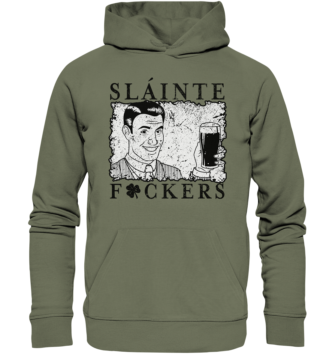 Sláinte "F*ckers" *Shamrock* - Premium Unisex Hoodie