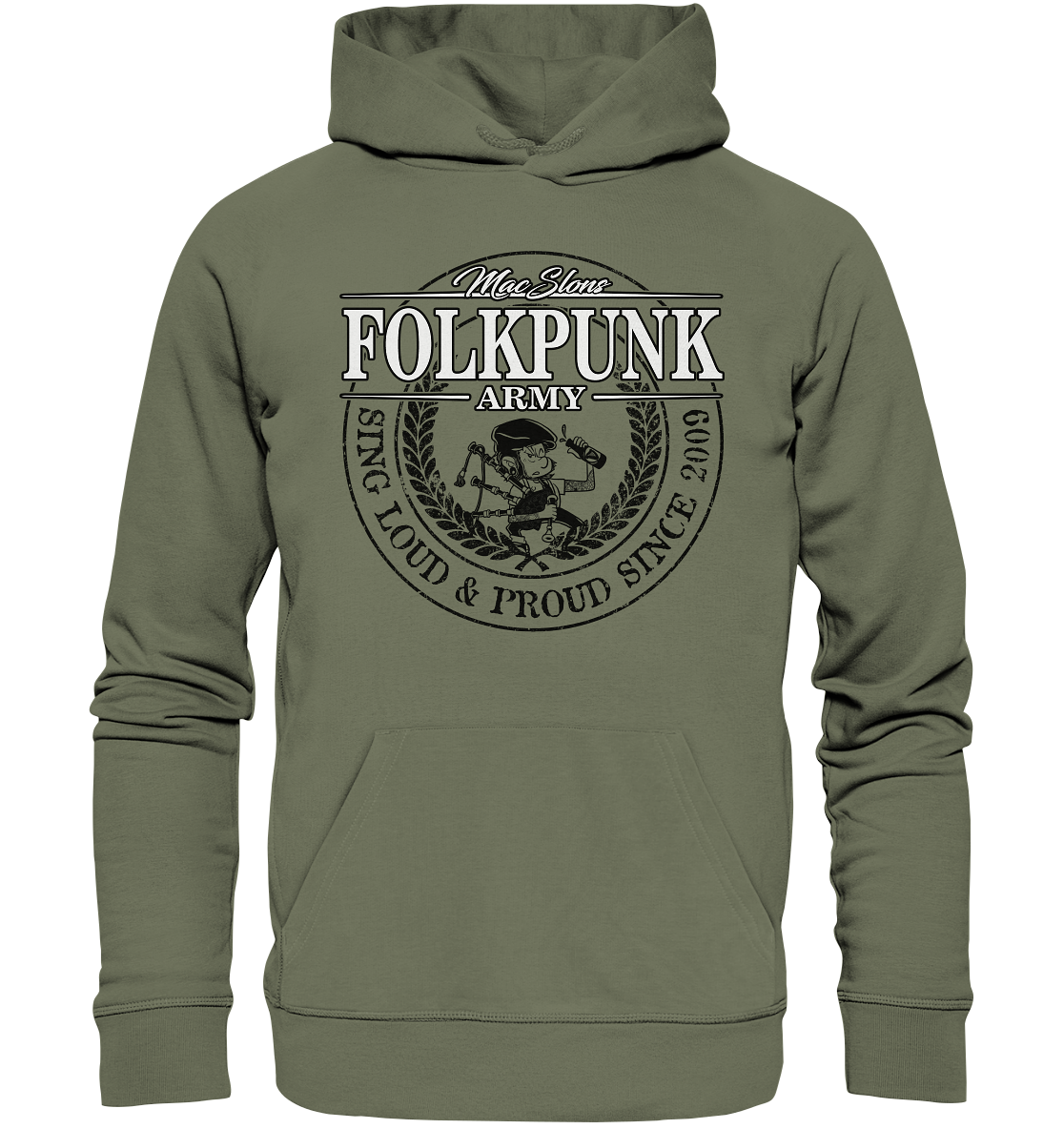 MacSlon's "Folkpunk Army" - Premium Unisex Hoodie