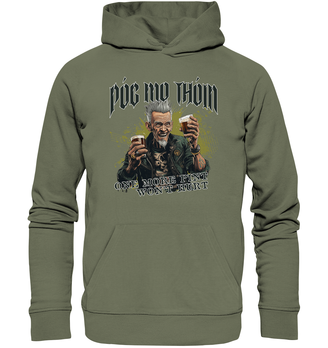 Póg Mo Thóin Streetwear "One More Pint" - Premium Unisex Hoodie