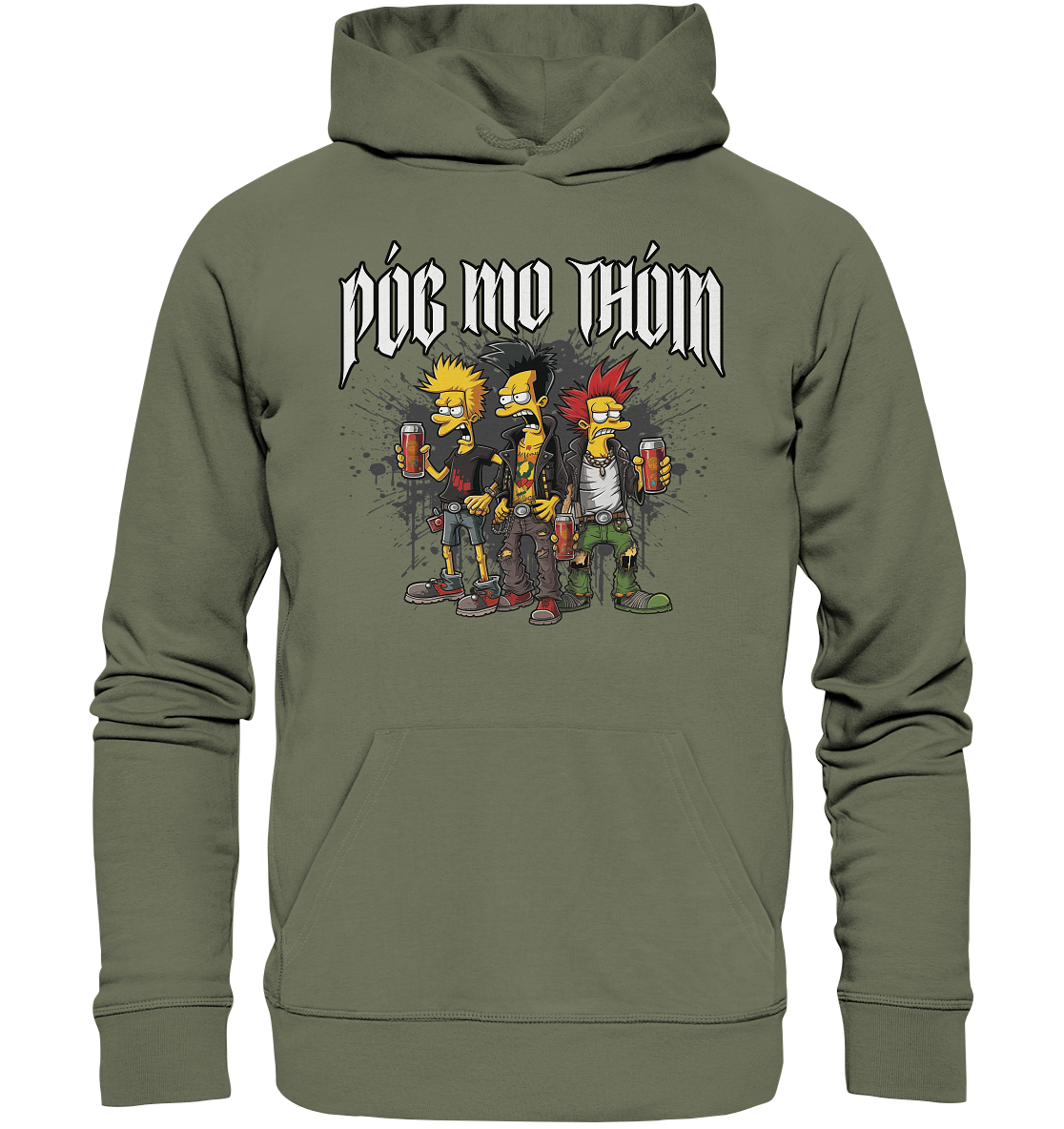 Póg Mo Thóin Streetwear "Punks" - Premium Unisex Hoodie