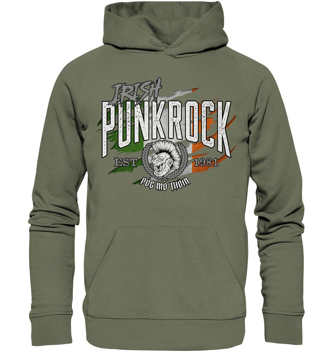 Póg Mo Thóin Streetwear "Irish Punkrock / Scratch" - Premium Unisex Hoodie
