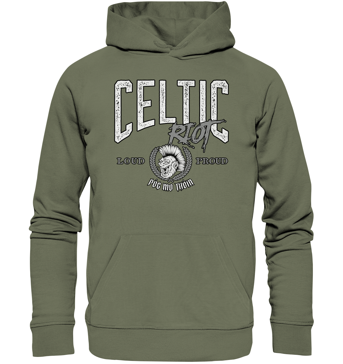 Póg Mo Thóin Streetwear "Celtic Riot" - Premium Unisex Hoodie