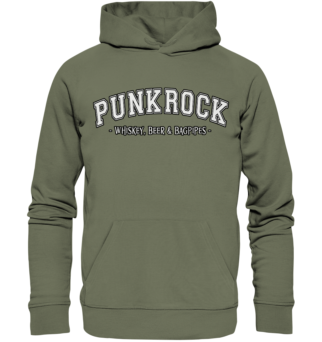 Punkrock "Whiskey, Beer & Bagpipes" - Premium Unisex Hoodie