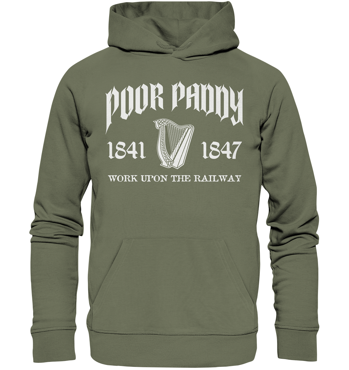 Poor Paddy "Work Upon The Railway" - Premium Unisex Hoodie