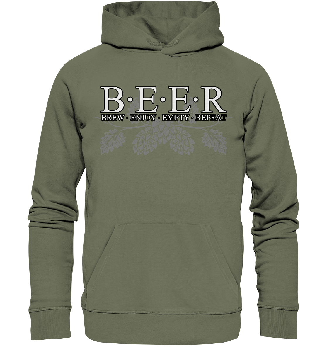 Beer "Brew, Enjoy, Empty, Repeat" - Premium Unisex Hoodie