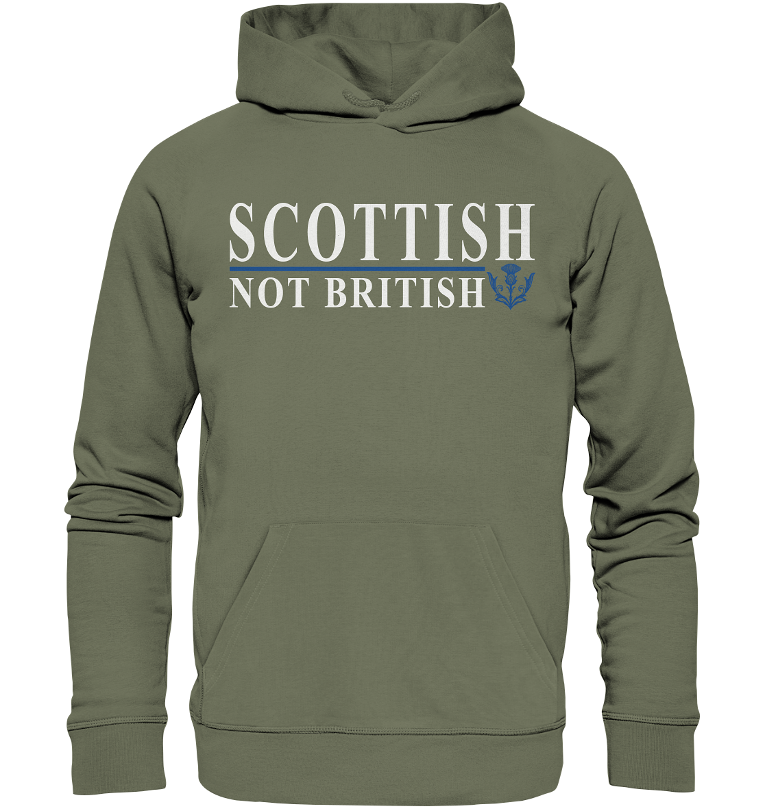 Scottish "Not British" - Premium Unisex Hoodie