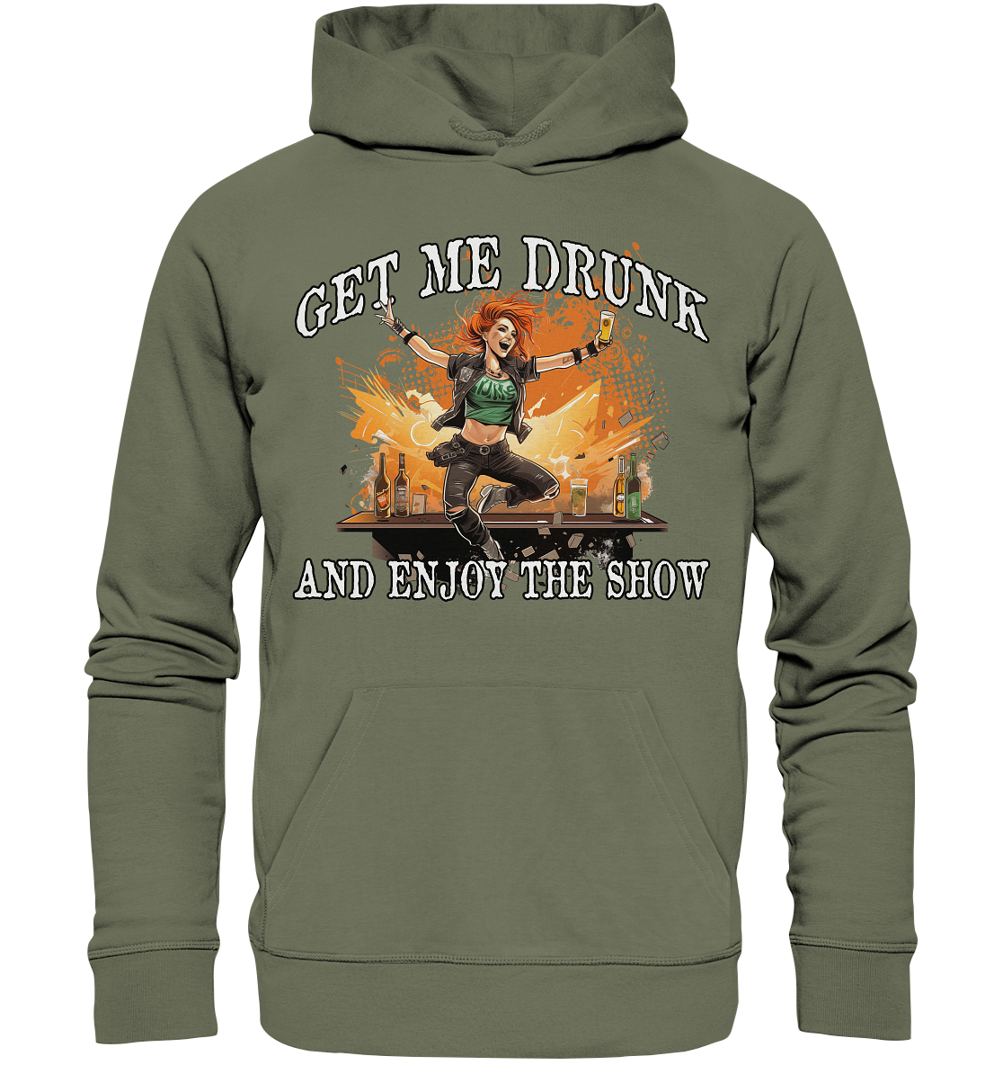 Get Me Drunk "And Enjoy The Show / Irish Pub" - Premium Unisex Hoodie
