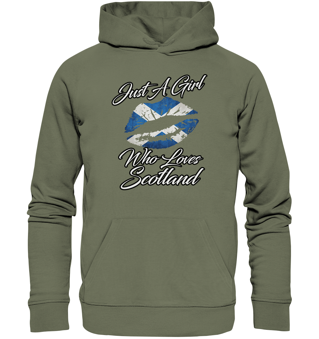 Just a Girl Who Loves Scotland - Premium Unisex Hoodie