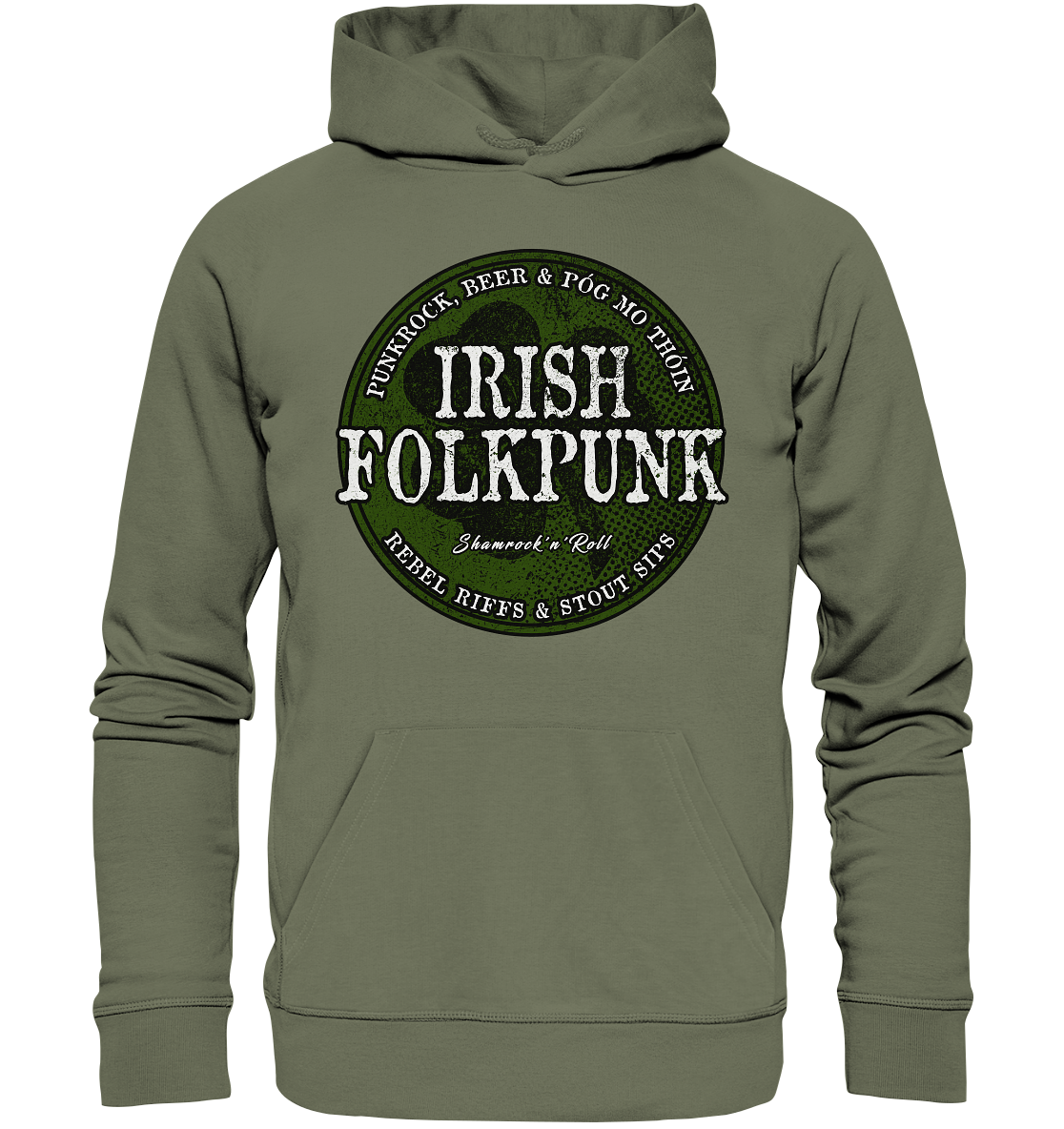 Irish Folkpunk "Shamrock'n'Roll" - Premium Unisex Hoodie