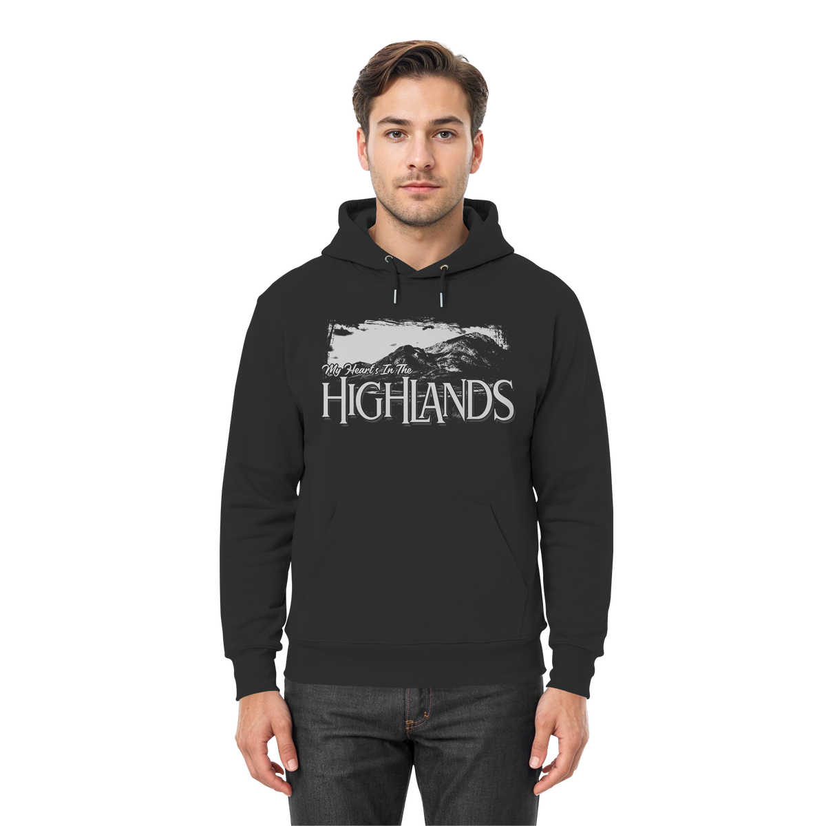 "My Heart's In The Highlands" - Premium Unisex Hoodie